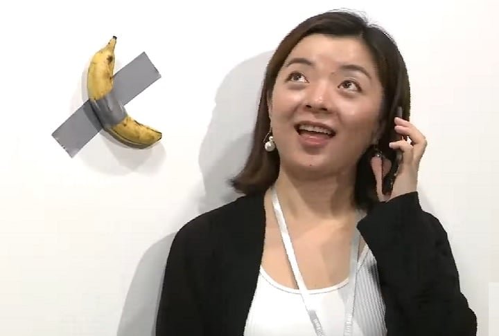 "Se, em sua essência, 'Comedian' questiona a própria noção do valor da arte, então colocar a obra em leilão em novembro será a realização final de sua ideia conceitual essencial", disse Galperin.