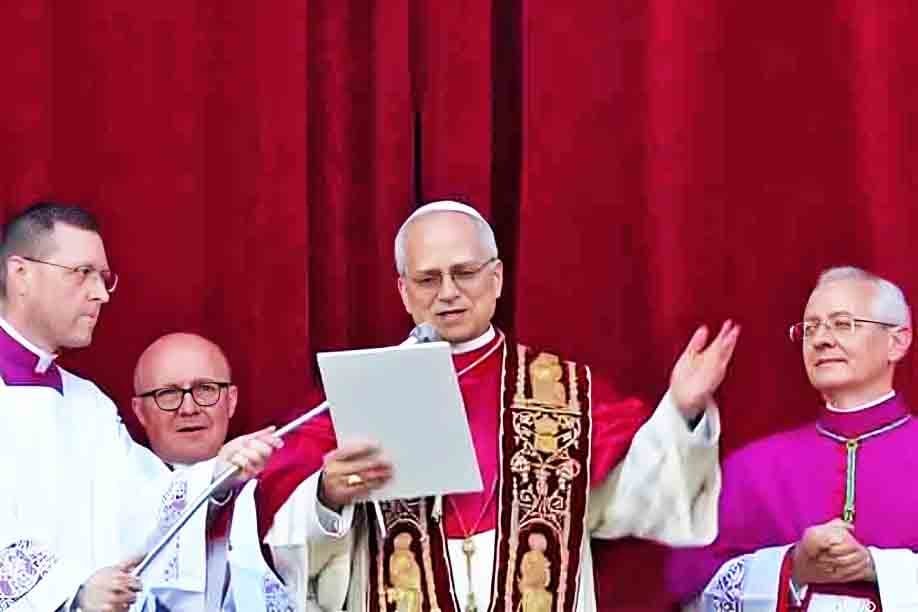 Em seu primeiro discurso como papa, Prevost disse: 