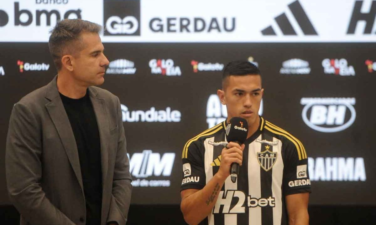 O Athletico-PR diz que o clube paranaense não recebeu até agora nenhuma prestação dos US$ 6 milhões da venda do atacante Cuello ao Galo, no início deste ano - (crédito: Alexandre Guzanshe/EM/D.A. Press) O Athletico-PR diz que o clube paranaense não recebeu até agora nenhuma prestação dos US$ 6 milhões da venda do atacante Cuello ao Galo, no início deste ano - (crédito: Alexandre Guzanshe/EM/D.A. Press)