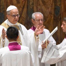 Leão XIV celebra primeira missa como papa - Vatican media/AFP
