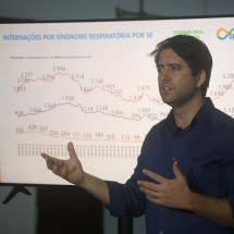Fábio Baccheretti, afirmou que o cenário não é atípico em relação aos anos anteriores. 'Provavelmente estamos chegando ao pico nas próximas semanas, mas não ultrapassamos os números de 2024' -  (crédito: Marcos Vieira/EM/D.A Press)