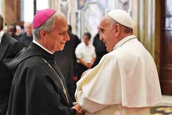 Prevost ira suceder o papa Francisco (1936-2025) como líder da Igreja Católica.- Reprodução Vatican News