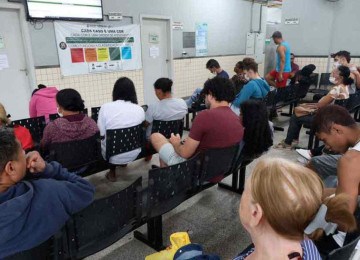 Movimento na UPA Leste: em abril, a rede municipal de BH registrou 63.217 atendimentos a pacientes com sintomas respiratórios
 -  (crédito: Marcos Vieira/EM/D.A Press)