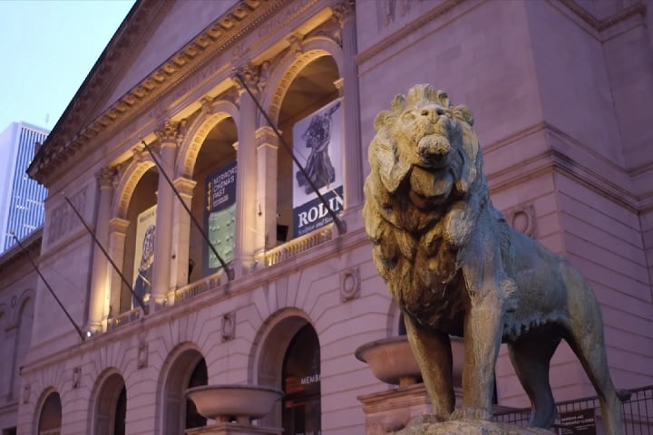 Tem ainda o Navy Pier, um pier com parque de diversões, restaurantes e vista para o lago, o Museu Field de História Natural e o Instituto de Arte de Chicago (foto), que abriga obras como "American Gothic".