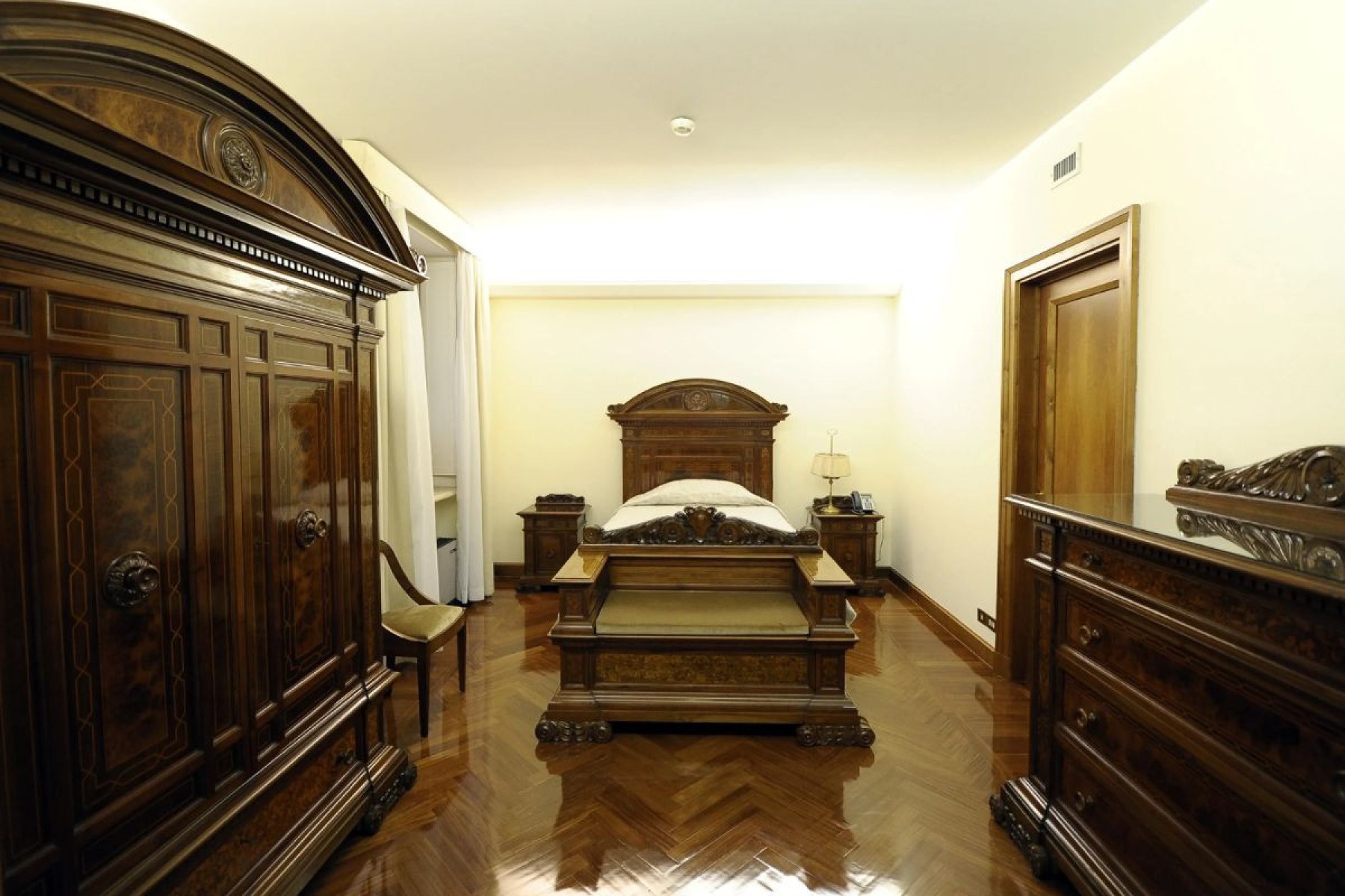 Quarto do papa Francisco-Eric VANDEVILLE/Gamma-Rapho via Getty Images