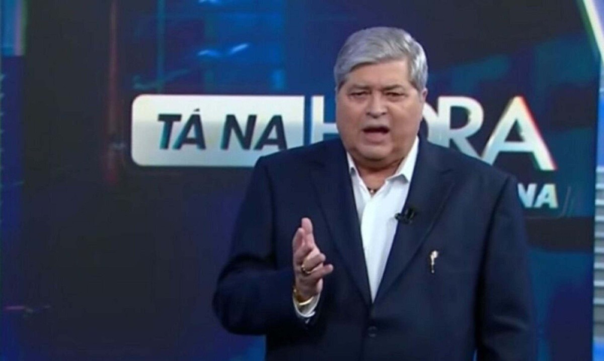Datena encerra passagem pelo SBT com ibope abaixo do esperado - (crédito: Tupi - Pablo Oliveira) Datena encerra passagem pelo SBT com ibope abaixo do esperado - (crédito: Tupi - Pablo Oliveira)