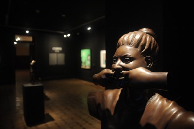 Voltada para as conexões entre a arte contemporânea latino-americana e a cultura africana e indígena, a mostra 'Ancestral: Afro-Américas' será encerrada nesta segunda, no CCBB-BH, na Praça da Liberdade, participante da Semana Nacional dos Museus
 -  (crédito: Alexandre Guzanshe/EM/D.A Press)