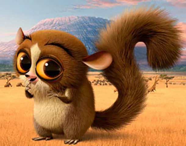 Quem diria que há perigo, olhando o fofíssimo e inofensivo Mort, de "Madagascar"? 