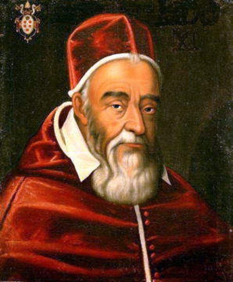 Papa LeÃ£o XI (n. 1535 â?? m. 1605)  Pontificado em 1605. TambÃ©m florentino, teve um pontificado de apenas 27 dias, um dos mais curtos da histÃ³ria.
