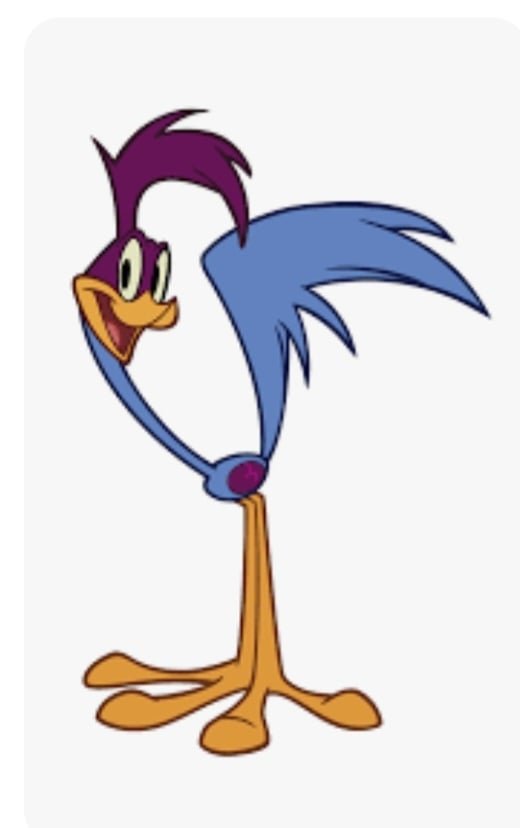 Inspirou o desenho do Papa-Léguas que passa a perna no Coiote e sempre emite o "bip bip".