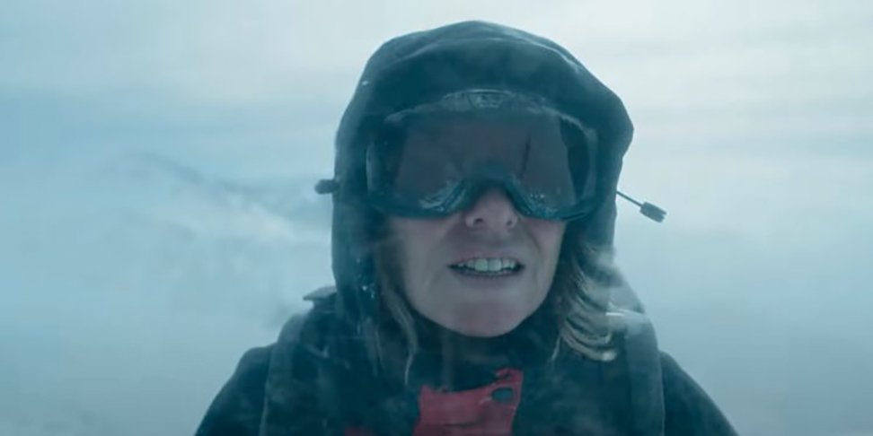Grandes nevascas também inspiram o cinema. A atriz Naomi Watts estrela o filme "Infinite Storm" (Tempestade Infinita", 2022). 
