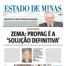 CONFIRA A CAPA DO ESTADO DE MINAS DO DIA 13/05/2025