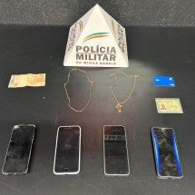 Quadrilha especializada em roubo de cordões de ouro é presa em BH  - Divulgação / PMMG