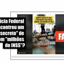Vídeos com imagens antigas inventam descoberta de 'quarto secreto' de Lula com dinheiro do INSS