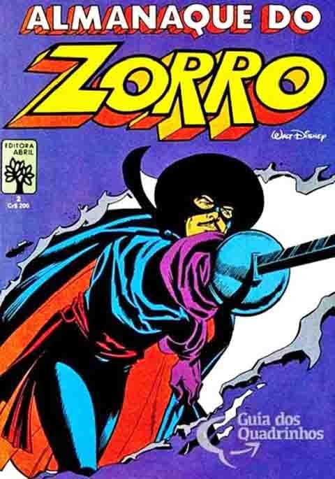 LanÃ§ado nos anos 1950, o 'Almanaque do Zorro' foi uma publicaÃ§Ã£o voltada para o pÃºblico infantojuvenil que trazia as histÃ³rias em quadrinhos do famoso personagem 'Zorro', criado pelo escritor Johnston McCulley.