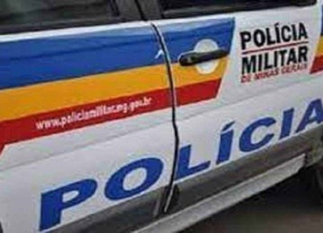 Suspeito de arremessar enteado de prédio foi contido por moradores ao tentar fugir de condomínio -  (crédito: PMMG)