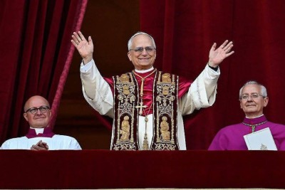 O papa Leão 14  -  (crédito: AFP)