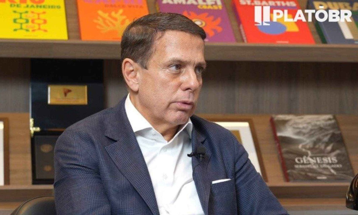 João Doria diz que errou com Lula: ‘Ninguém fica menor por pedir desculpas’ -  (crédito: Platobr Economia)