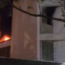 Incêndio atinge apartamento no bairro Castelo, em BH - Reprodução/Redes sociais