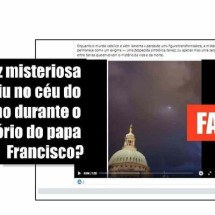 Vídeo de luz no céu durante velório do papa Francisco foi gerado com inteligência artificial
