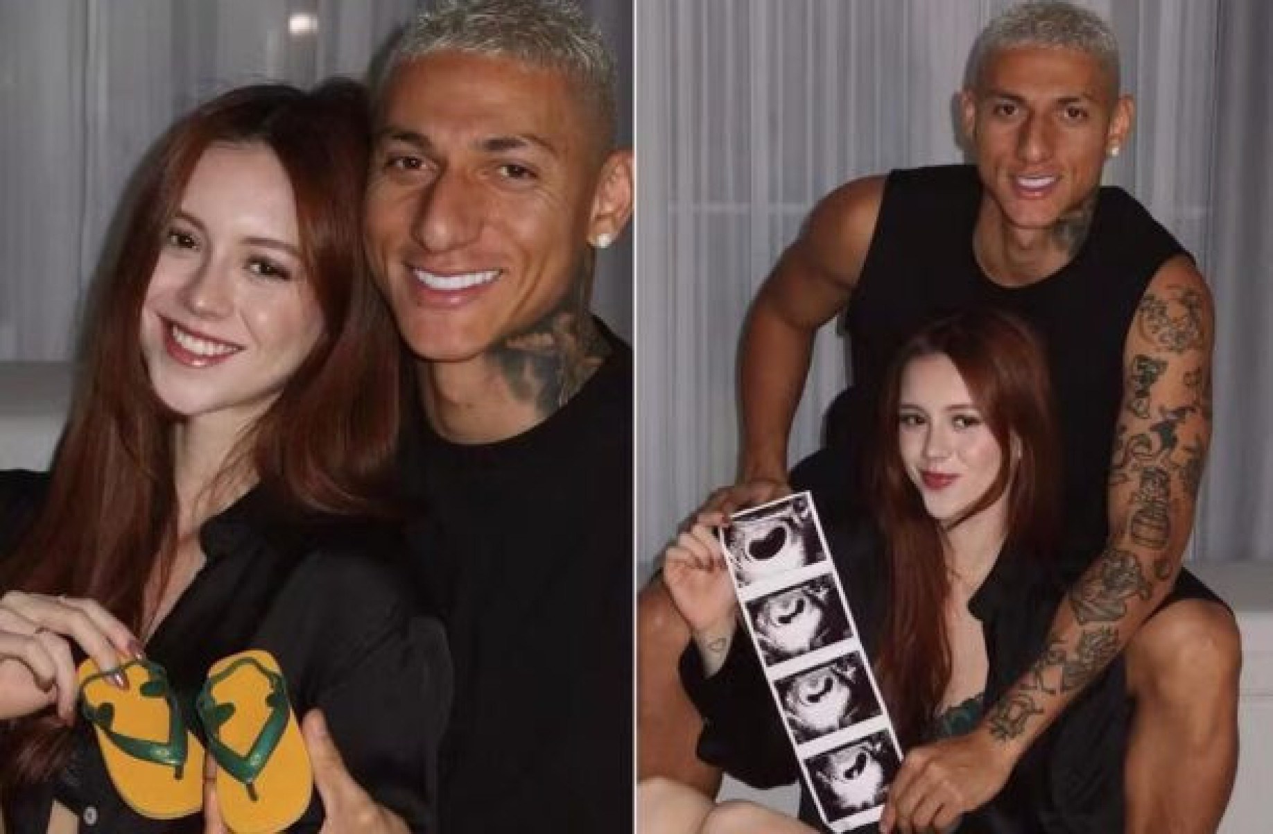 Amanda e Richarlison viram alvos de críticas após revelarem nome do primeiro filho do casal