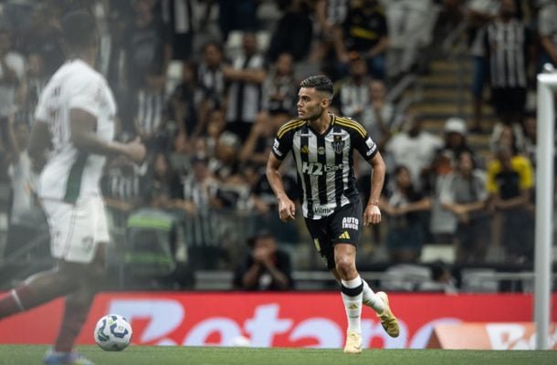 FAUSTO VERA: Mal no apoio ofensivo e abaixo do esperado na saída de bola. Assim, que o Fluminense fez o gol, saiu para entrar Bernard. NOTA: 4,5. Foto: Pedro de Souza/Atlético