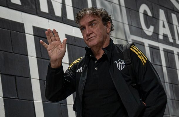 CUCA: Viu o time fazer um primeiro tempo ruim, já o segundo começou com falha individual de Lyanco, no entanto, suas mexidas foram importantes para a mudança do Galo e de quebra sair vitorioso no retorno para a Arena MRV. NOTA: 7,0. Foto: Pedro de Souza/Atlético