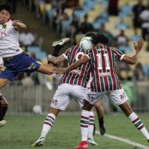 Atuações do Fluminense contra o Unión-CHI: Árias e Samuel Xavier sobram - Foto: Lucas Merçon e Marcelo Gonçalves