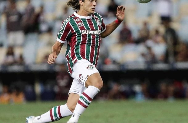 CANOBBIO – Jogou apenas seis minutos. Saiu após se chocar com o goleiro Tognascioli, deixando o campo com suspeita de concussão. SEM NOTA. Foto: Lucas Merçon e Marcelo Gonçalves
