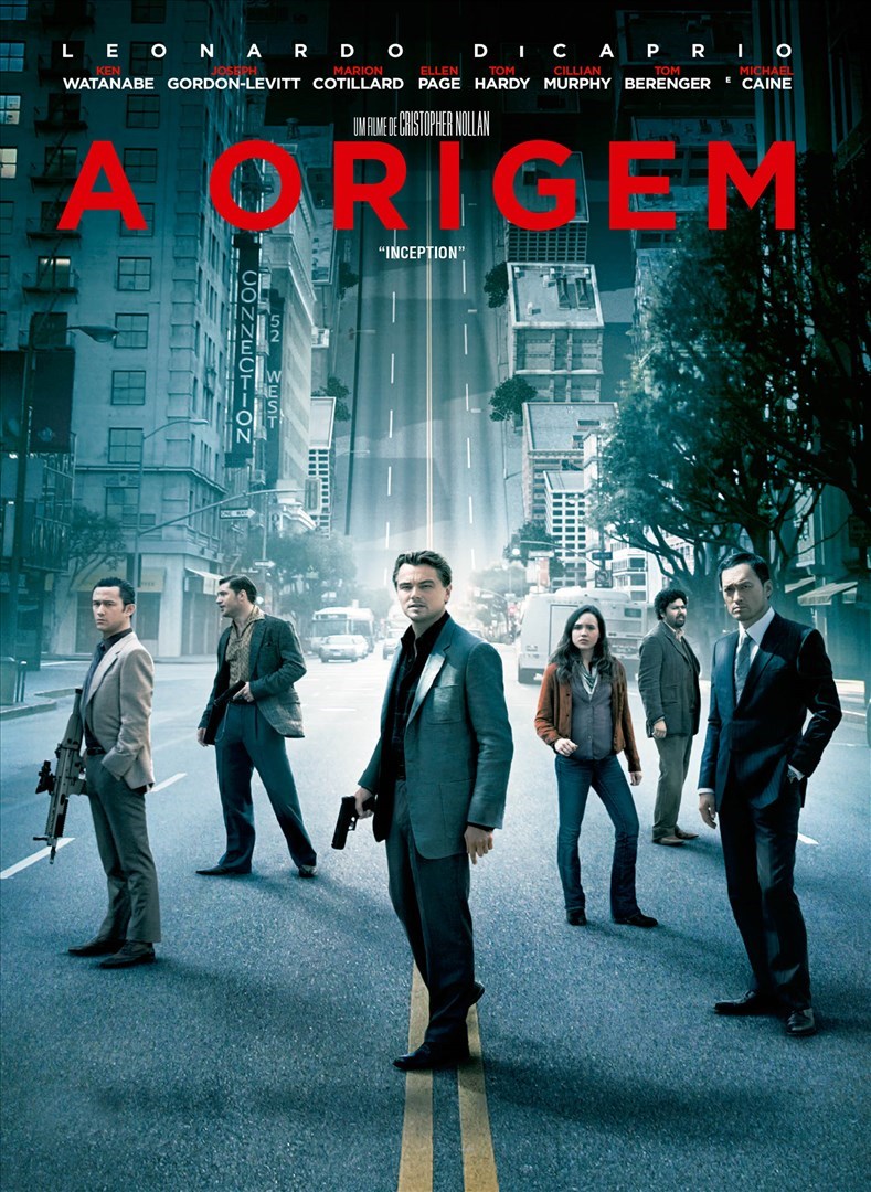 A ORIGEM - Lançado em 2010 pelo diretor Christopher Nolan, o filme 'A origem' foi estrelado por Leonardo Dicaprio, renomado ator americano e que já venceu o Oscar. 