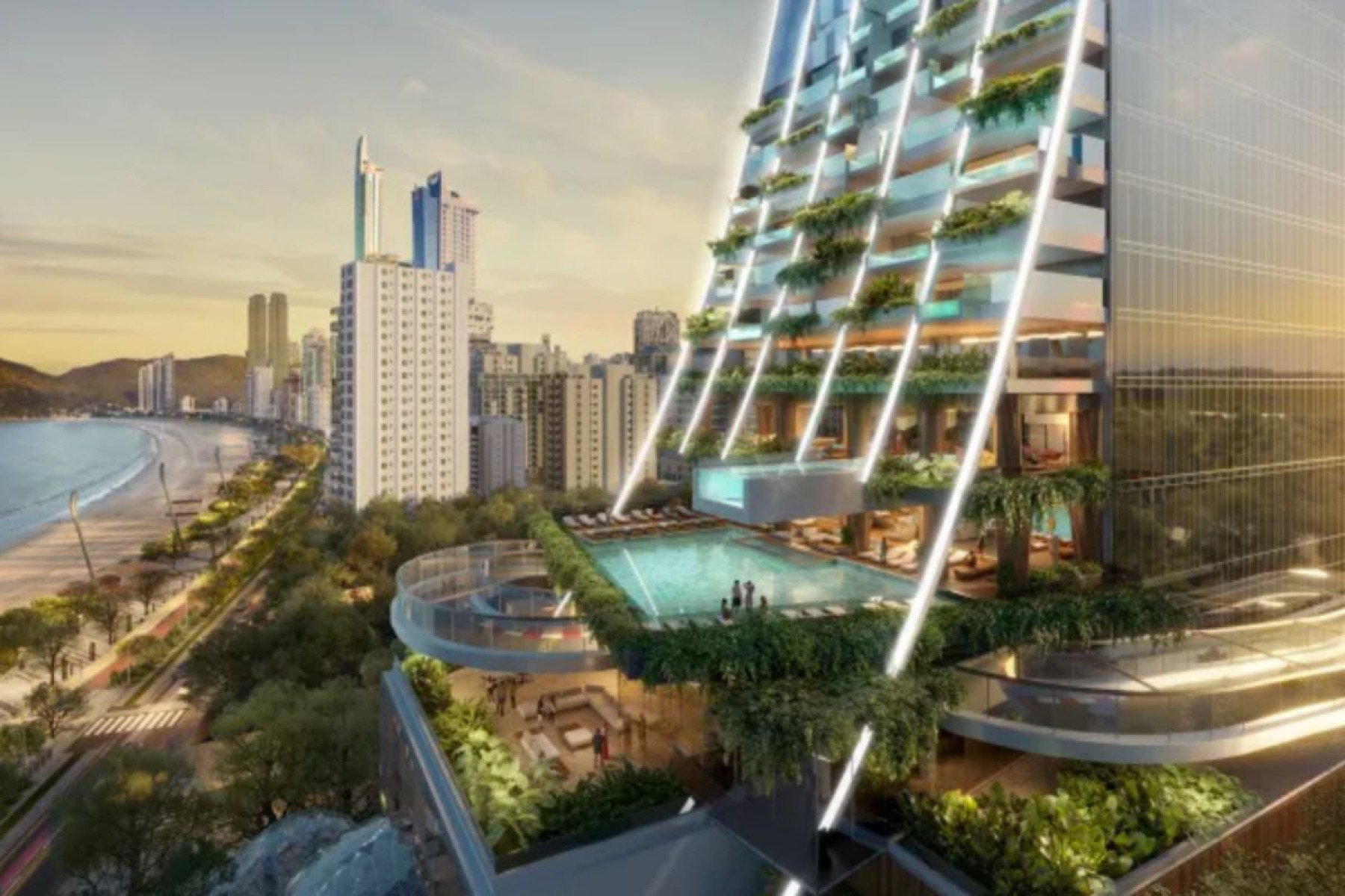 Nome e design do prédio são inspirados no capacete de Senna.  fachada tem tons de amarelo e verde, remetendo às cores do tricampeão.