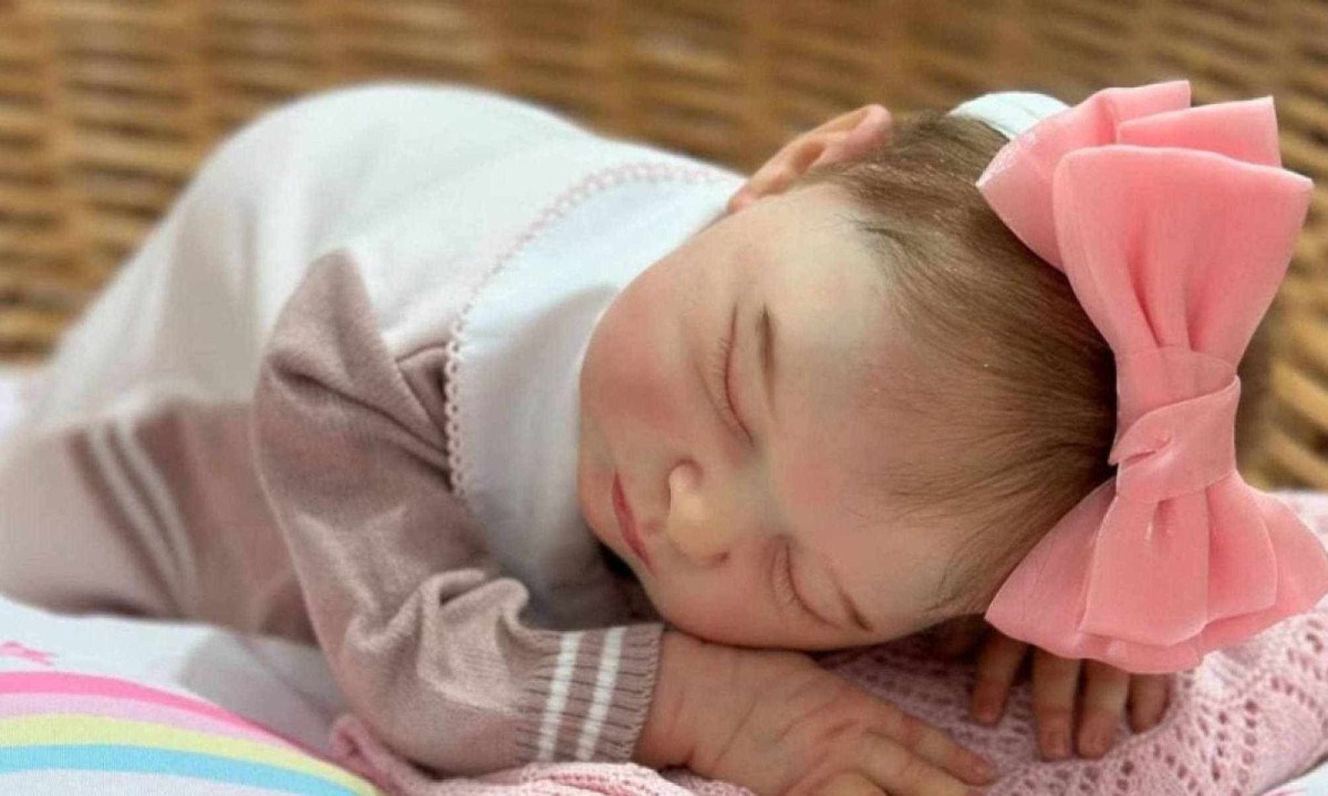 As bonecas do modelo 'bebê reborn' são brinquedos ultra realistas feitos em silicone
- (crédito: Redes sociais/Reprodução) As bonecas do modelo 'bebê reborn' são brinquedos ultra realistas feitos em silicone
- (crédito: Redes sociais/Reprodução)