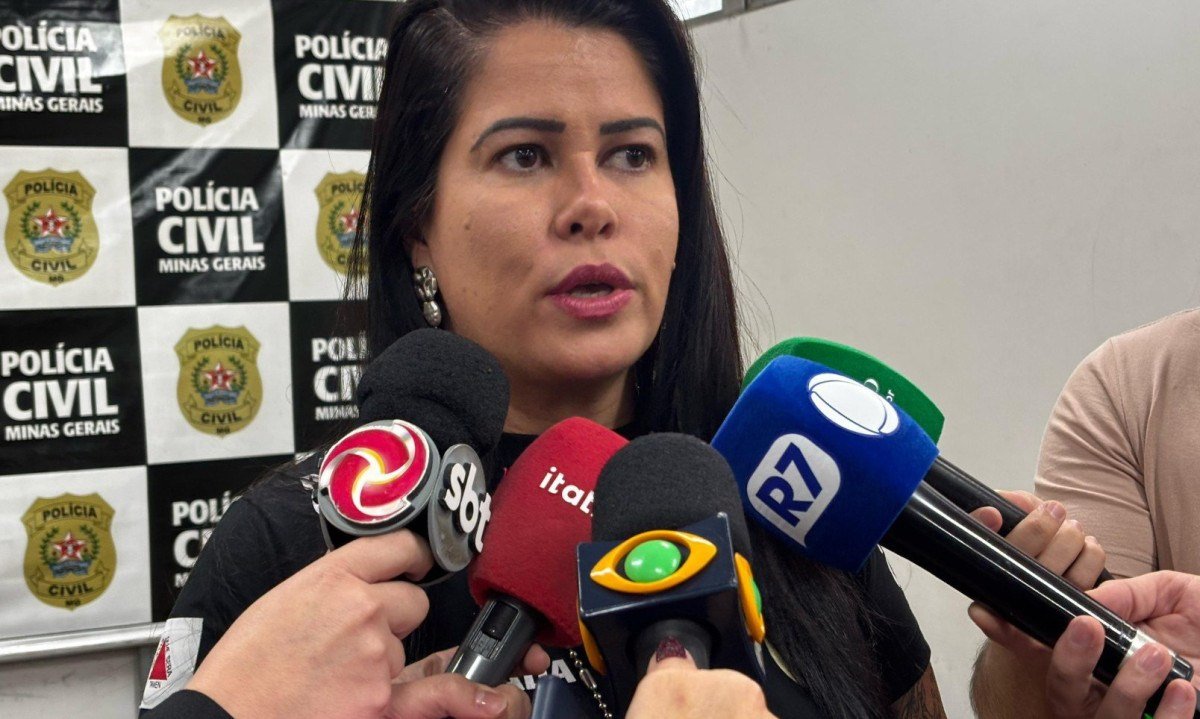 Na foto, delegada da PCMG Iara França -  (crédito: Júlia Melgaço/EM/D.A Press)