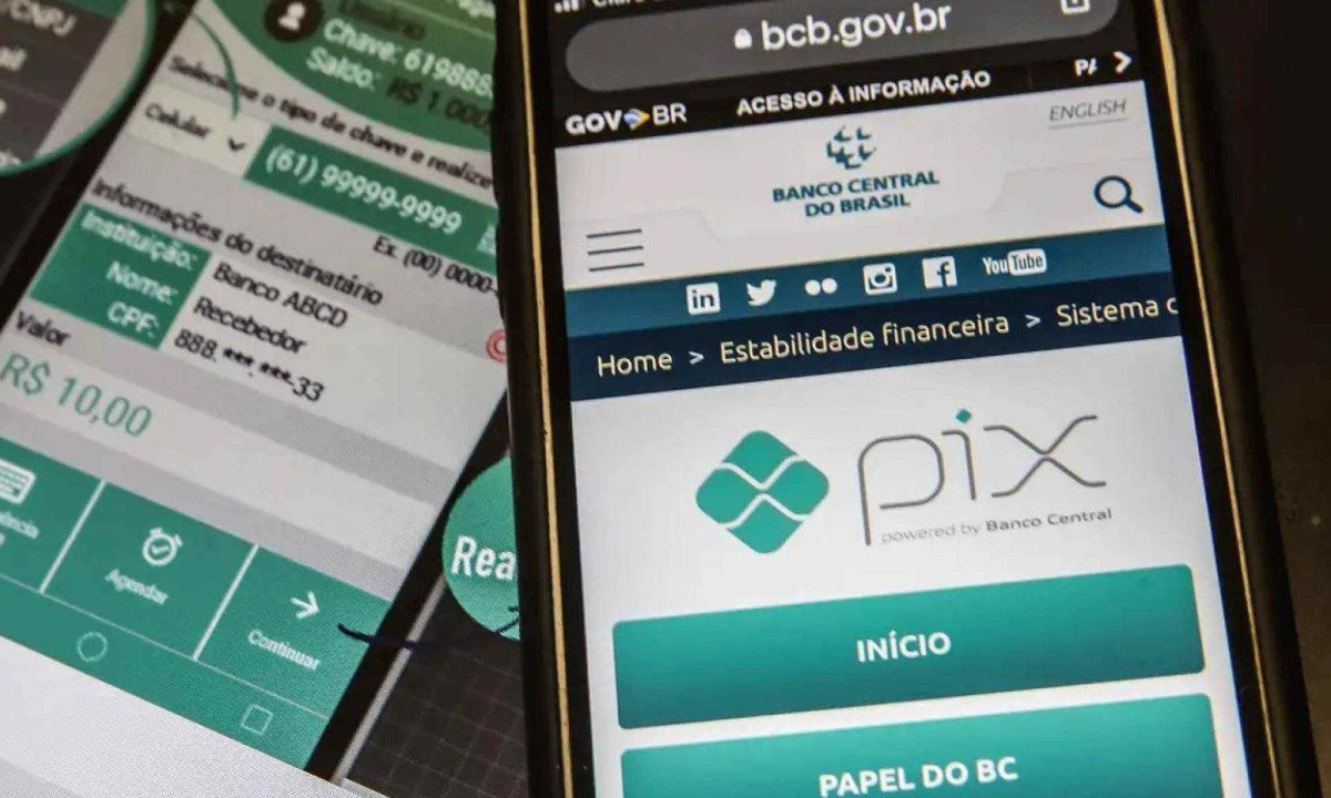 O método de transferência de PIX registrou movimentação financeira de R$ 43 trilhões durante 2024 -  (crédito: Reprodução)
