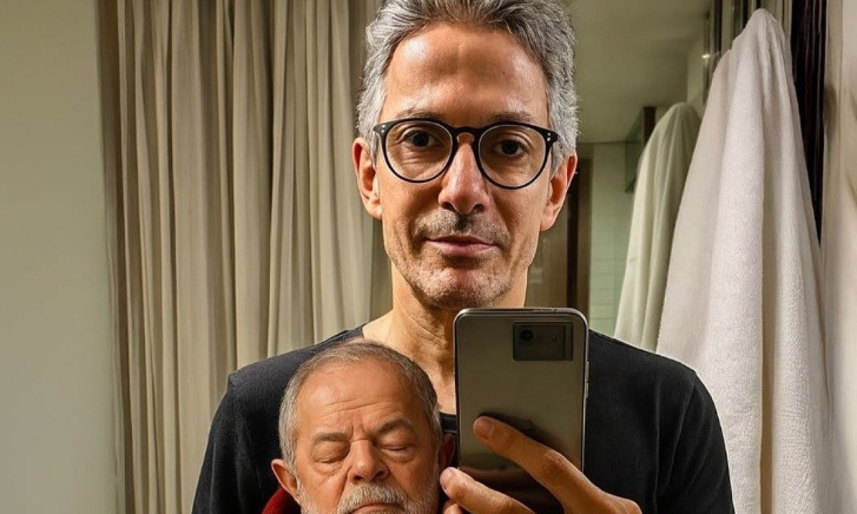 Governador Romeu Zema faz montagem de bebê reborn para criticar presidente Lula -  (crédito: Reprodução)