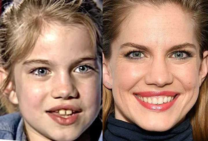 Anna Chlumsky (3 de dezembro de 1980) - Iniciou a carreira na infância e ficou famosa no papel de Vada Sultenfuss em "Meu primeiro amor". Interrompeu a carreira para graduar-se em Relações Internacionais, mas retornou e atuou em "30 Rock" e "Lei e Ordem"