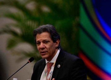 Ministro Fernando Haddad -  (crédito: Photo by Pablo PORCIUNCULA / AFP)