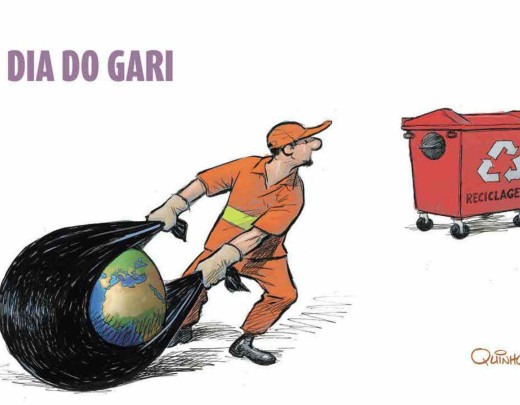 a importante missão do Gari -  (crédito: Quinho)