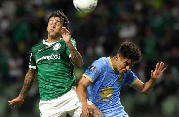 BOLÍVAR - Jogou sem seu principal jogador (o artilheiro da Libertadores, Ramiro Vaca, suspenso por doping) e que já perdia por 2 a 0 aos 12 do 1º tempo.  Só entrou no jogo porque o Palmeiras freou demais o ritmo em momentos do primeiro tempo e em parte da reta final. NOTA 4,0. Foto: Cesar Greco/Palmeiras