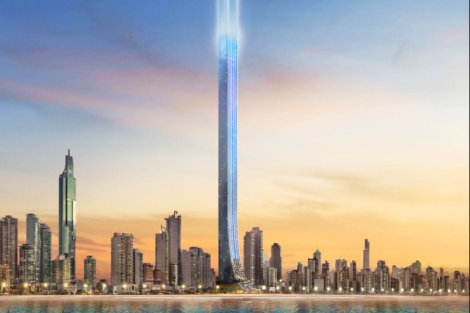 Área de lazer inclui piscina panorâmica e heliponto exclusivo. Haverá também spa, academia e restaurante gourmet privativo.