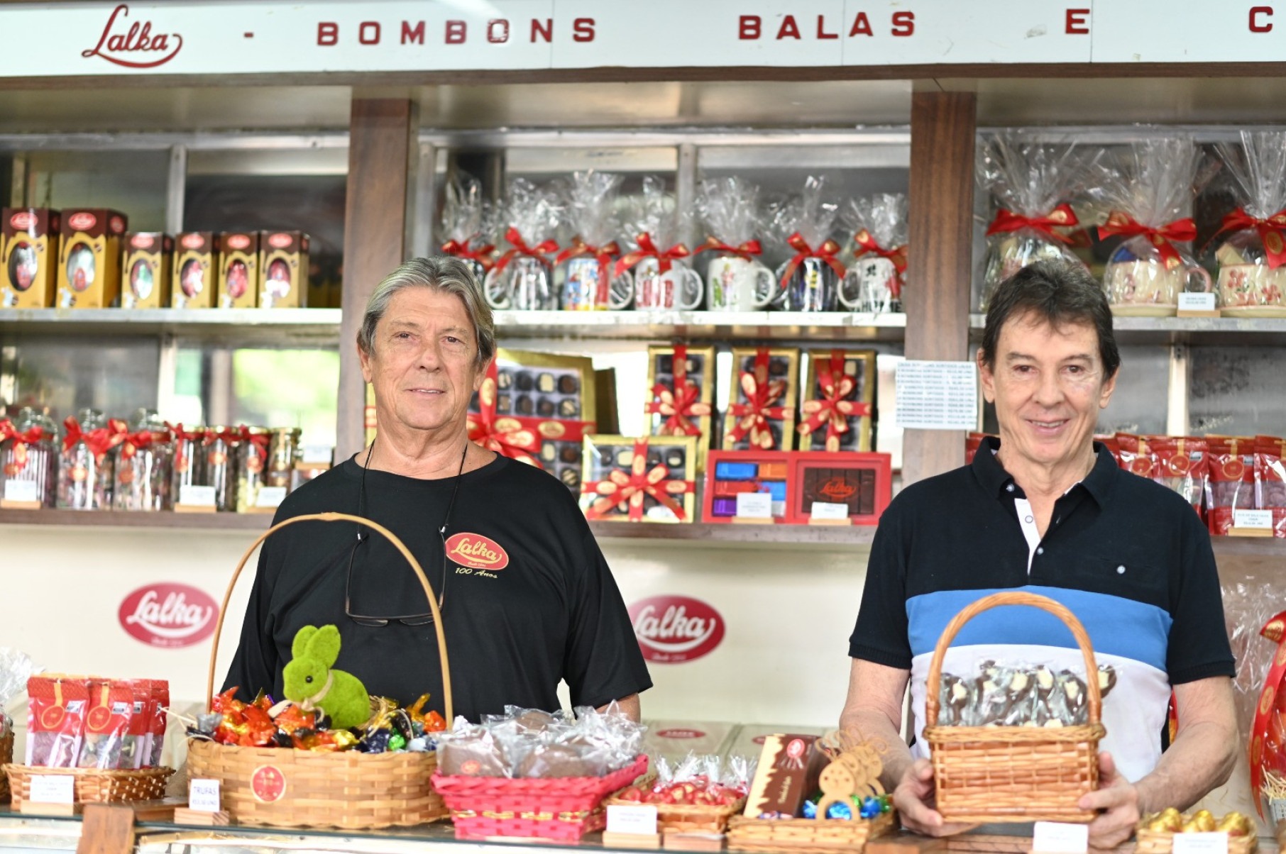 Os irmãos Henryk e Roberto Grochowski, da terceira geração da família Os irmãos Henryk e Roberto Grochowski, da terceira geração da família