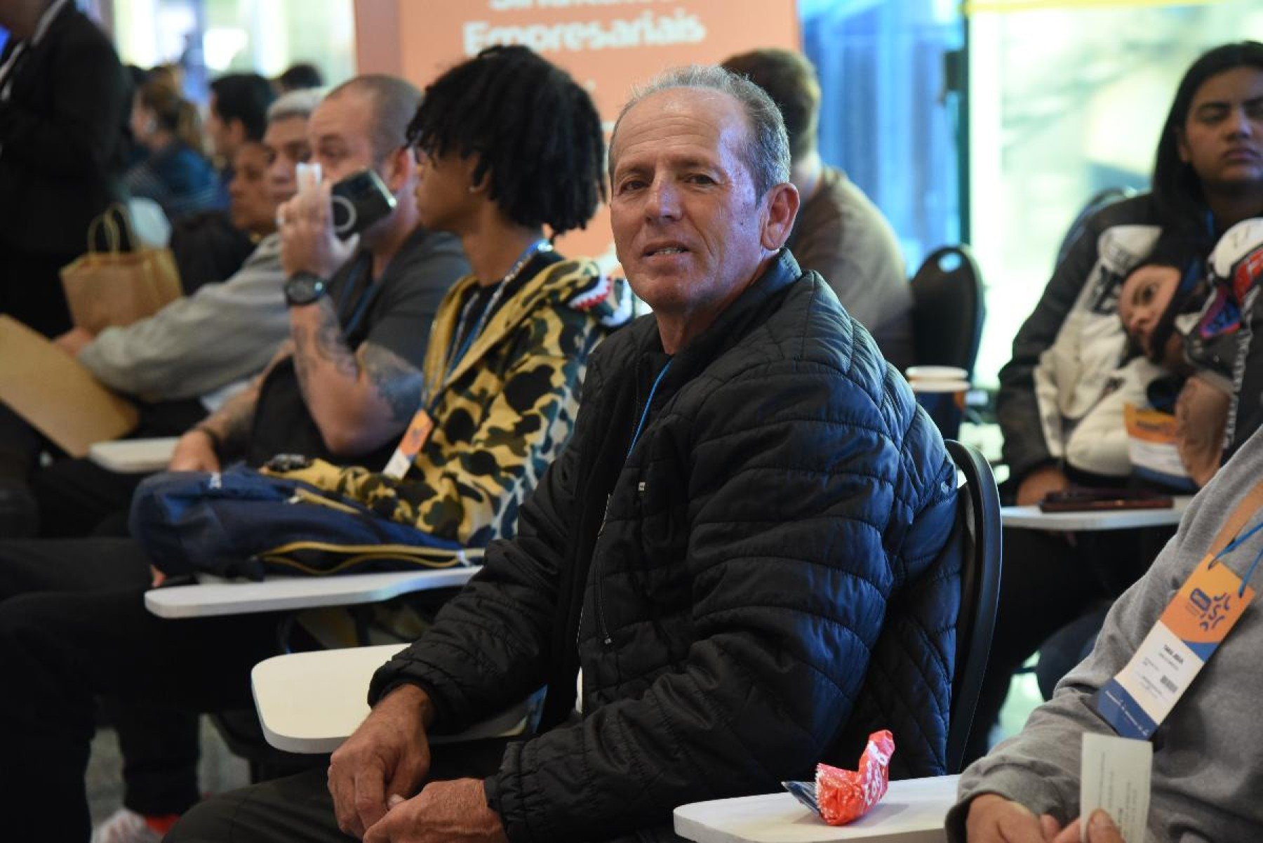  Edinaldo Fernandes, 58 anos. Ha 5 anos desempregado foi ao evento tentar um emprego de carteira assinada-Gladyston Rodrigues/EM/D.A. Press