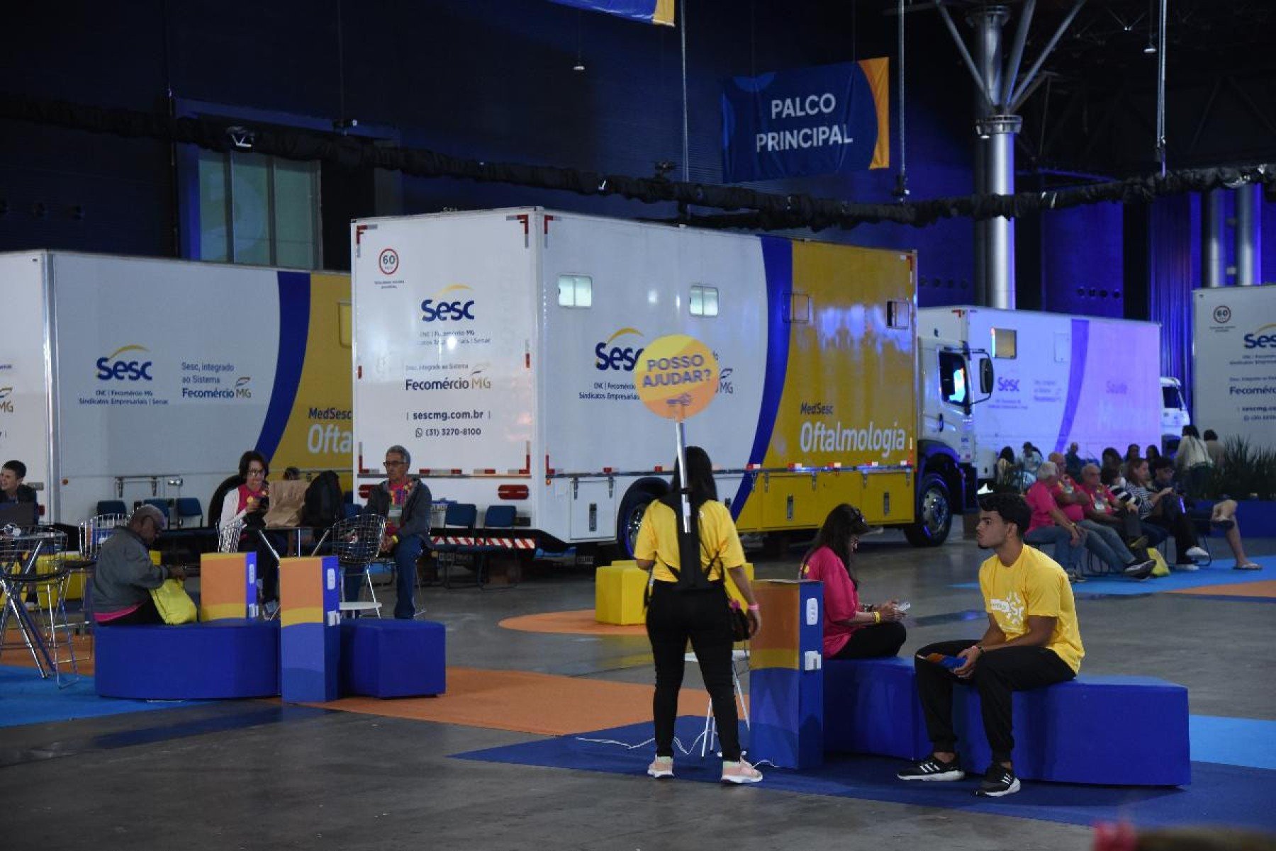 Semana S do Sistema Fecomercio oferece diversas atividades e exames de gratuitos, alem de feira de empregos, no Expominas-Gladyston Rodrigues/EM/D.A. Press