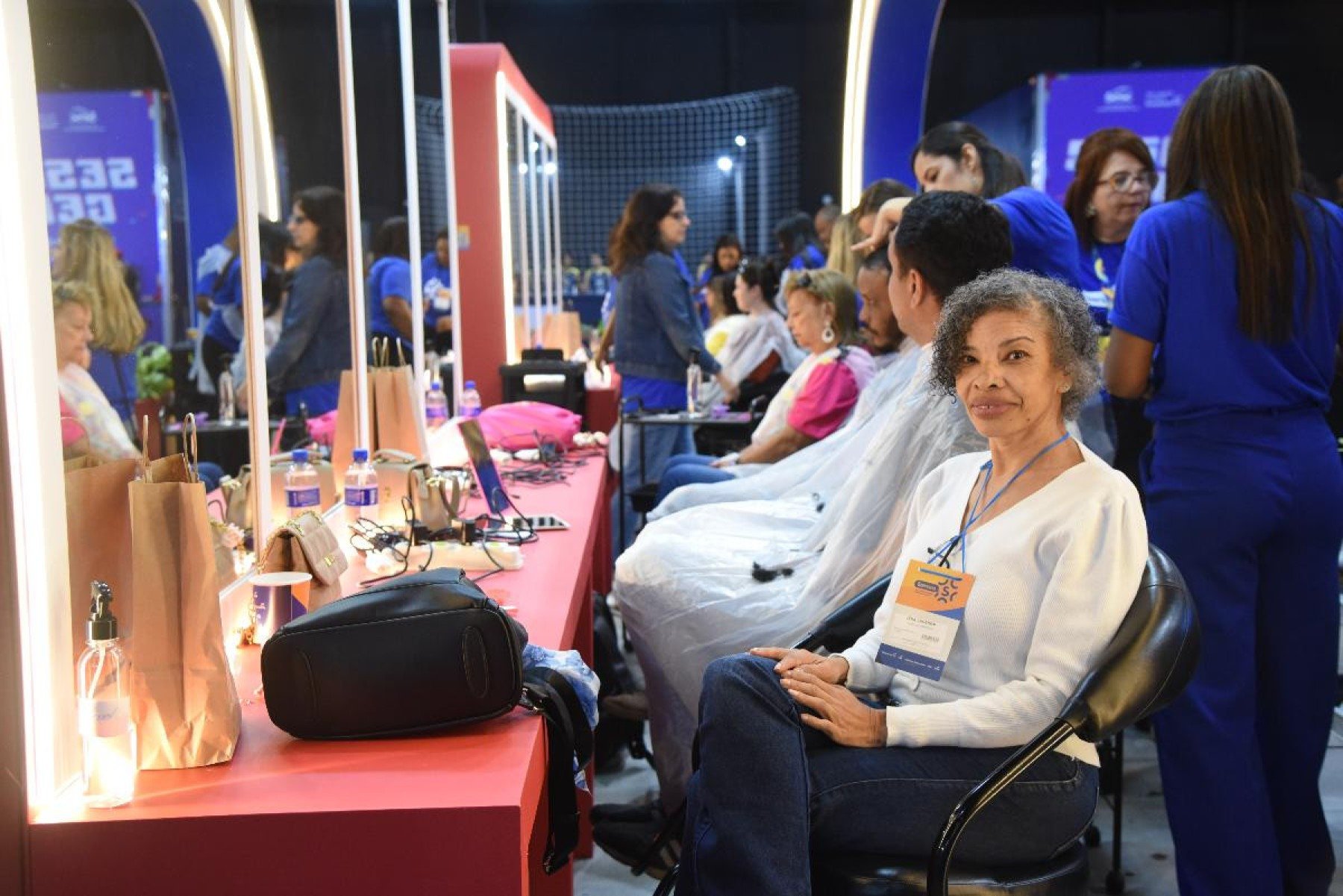  Ieda Lacerda. Foi ao evento em busca de oportunidade de emprego, realizou limpeza odontologica e conseguiu marcar sua mamografia. Alem disso utilizou o servico de beleza para cortar o cabelo-Gladyston Rodrigues/EM/D.A. Press