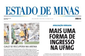 CONFIRA A CAPA DO ESTADO DE MINAS DO DIA 16/05/2025