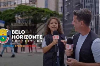 "Minirepórter" da PBH faz sucesso nas ruas da cidade