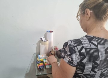 Moradora de Montes Claros, no Norte de Minas, foi acometida pela doença recentemente -  (crédito: Luiz Ribeiro/EM/D.A Press)
