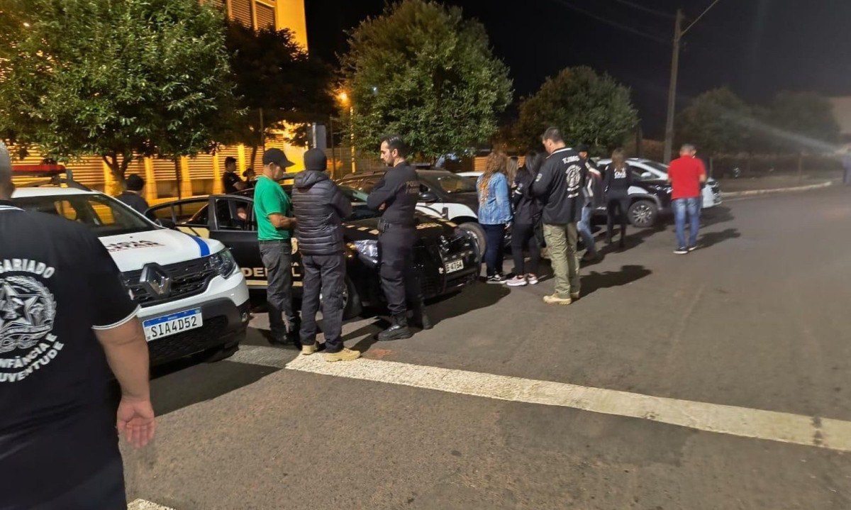 A operação contou com 40 agentes e policiais -  (crédito: Divulgação/PF)