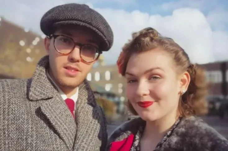 Casal adota estilo de vida dos anos 1940, mas posta tudo na web! - reprodução/instagram @gregson_kirby