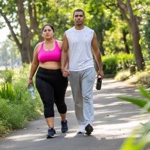 Quer emagrecer? Veja dicas para alcançar seu objetivo - Imagem gerada por i.a 